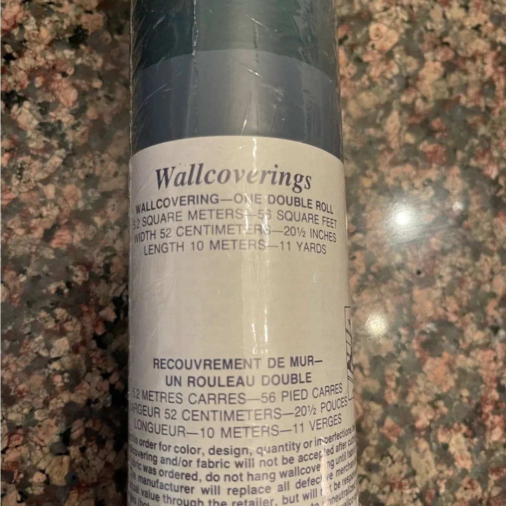 York Wall covering 2 Double Rolls HD4921R-01 Dark Green/Grayish Blue Stripes